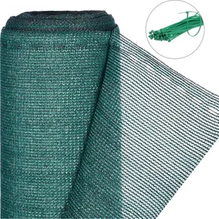 Zichtbreeknet - 1, 5 X 15 M - Hdpe - Weerbestendig - Groen