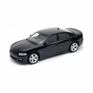 Welly Modelauto - Dodge Charger R/T 2016 - Zwart - 21 Cm - Schaal 1, 24 - Speelgoedauto