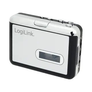 LogiLink UA0156 cassettespeler/-recorder 1 deck(s) Zwart, Zilver