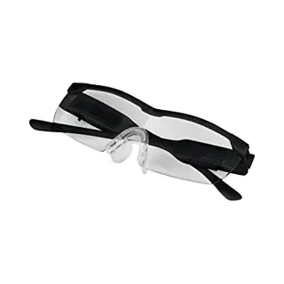 EASYmaxx Led-Vergrößerungsbrille | Klare Sicht Mit 160% Vergrößerung, Led-Licht & Tragekomfort | Perfekt Geeignet Für Feine Arbeiten, Nähen,
