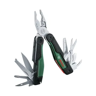 Bosch 1 600 A02 Z98 Multi-Tool-Zange Taschengröße 16 Werkzeug Schwarz, Grün