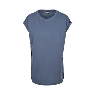 Urban Classics Dames Extended Shoulder Tee T-Shirt Rundhals Korte Mouwen Katoen, Tricot