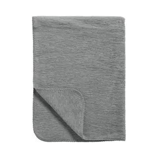 Meyco, Babydeken, Babydeken Geweven Effen - Grijs - 75x100cm (100 X 75 cm)