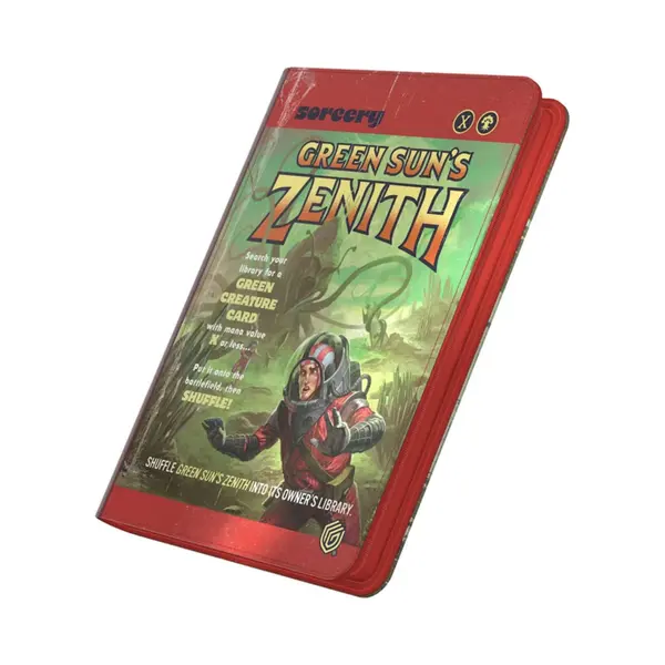 Ultimate Guard Ultimate Guard Zipfolio 360 Xenoskin Magic, The Gathering Edge Of EterniTie / Stropdass - Green Sun’s Zenith Card Binders & Sheets thumbnail