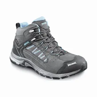 Meindl 5273-31 Journey Comfort Fit Gore-Tex Damen Wanderstiefel Aus Nubukleder, Groesse 38, Anthrazit/hellblau