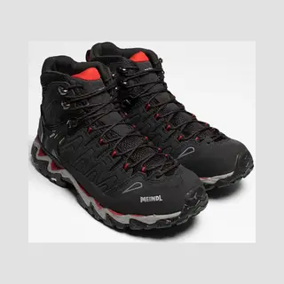 meindl Lite Hike Gtx Zwart Rood Heren Wandelschoenen