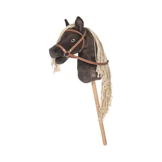 Hkm Hobby Horse -Mini- Steckenpferd Aus Weichem Plüsch - Dunkelbraun