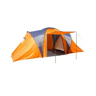 Mcw Campingtent Loksa, 4-persoons Koepeltent Iglo Tent Festivaltent, 4 Persoons ~ Oranje