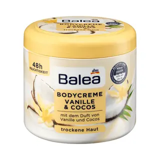 Balea Bodycrème Vanille & Kokos, 500 Ml