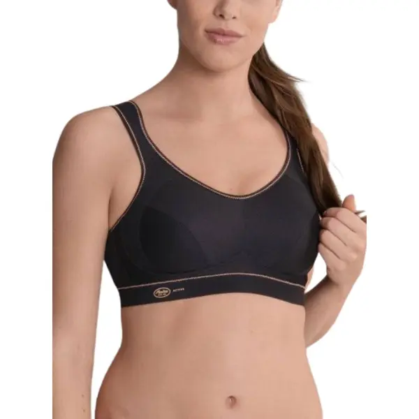 Anita - Extreme Control Sport Bh Zonder Beugel - Black Gold - 85D thumbnail
