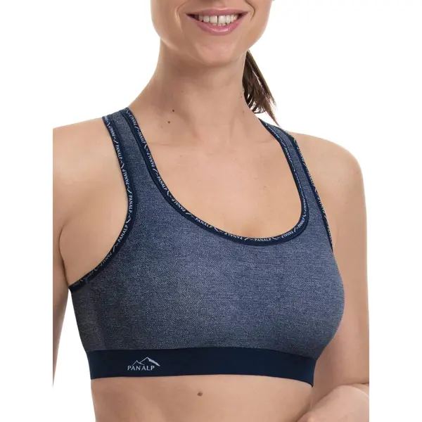 Anita - PanAlp Delta Top - Sport Bh Met Schalen - Jeans - 75D thumbnail