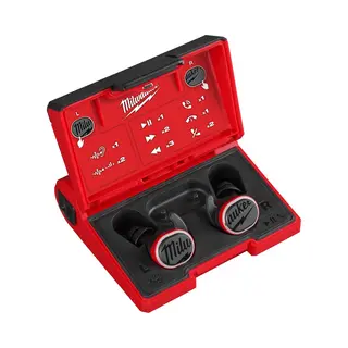 Milwaukee L4 Rlepb-301 - Gehoorbescherming Met Bluetooth® - In-ear Oordoppen Met 10 Uur Accuduur - Rood