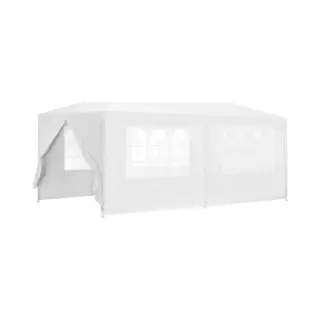 casa.pro Paviljoen Partytent Met 6 Zijwanden 6x3x2, 55 M Wit