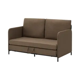 en.casa Slaapbank 2-zitsbank 78x125x67 Cm Bruin