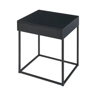 [en.casa] - Beistelltisch Rautjärvi 50x43x41cm Aus Stahl Schwarz