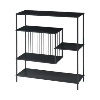 En.casa Konsolentisch, »Beesel« Metall 65, 5 X 60 X 20 Cm Schwarz