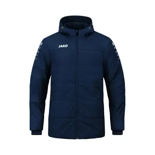 Jako Herren Coachjacke Team Mit Kapuze, Marine, 4XL