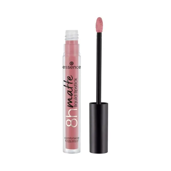essence cosmetics Essence 8h Matte Liquid Lipstick, Nr. 04, Nude, Langanhaltend, Mattierend, Schnelltrocknend, Matt, Vegan, Wasserfest, ölfrei, Ohne Alkohol, 1er Pack thumbnail