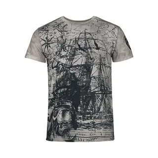 Black Premium By Emp Rebel Soul T-Shirt Grey