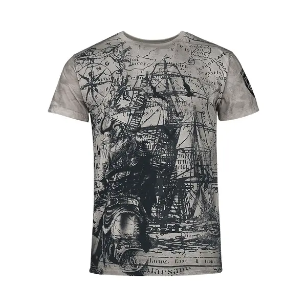 Black Premium By Emp Rebel Soul T-Shirt Grey thumbnail