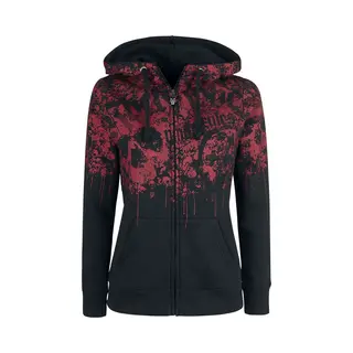 Rock Rebel By Emp Vest Met Capuchon - Freaking Out Loud - S Tot 5XL - Voor Vrouwen - Zwart