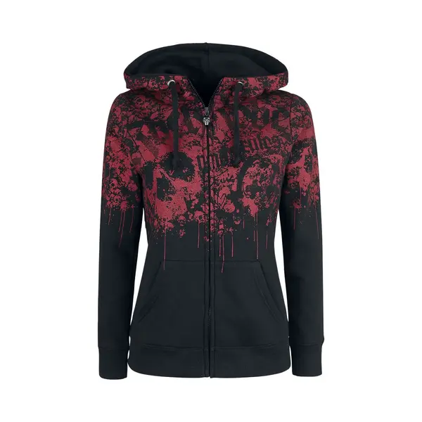 Rock Rebel By Emp Freaking Out Loud Hoodie Jacket Black thumbnail