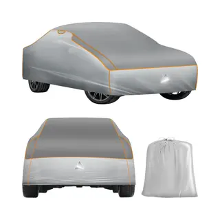 Tectake® Autohoes - Autozeil Voor Buiten - Hagelbescherming - Waterdicht Deken Met 3 Verstelbare Spanbanden - Ademend - Auto Beschermhoes Met