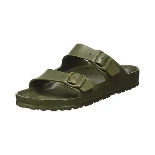 Birkenstock Muiltjes 'Arizona' Donkergroen