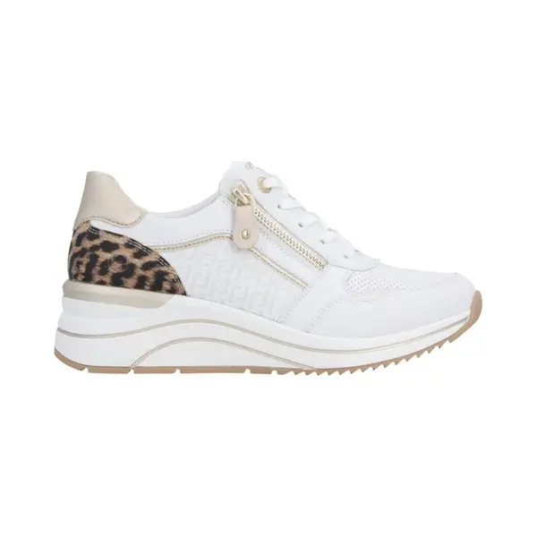 Remonte Rieker Baskets Basses D0t10 Pour Femme, Blanc, 38 Eu thumbnail