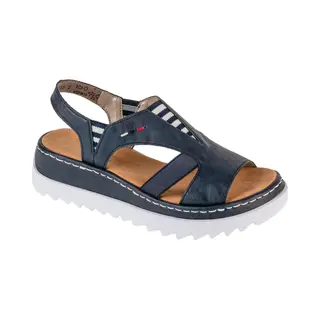 Rieker Damessandalen, 39 Eu, Blauw, 39 Eu