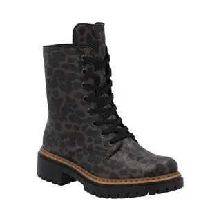 Rieker Dames Veterboot - Bruin Multi - Maat 42