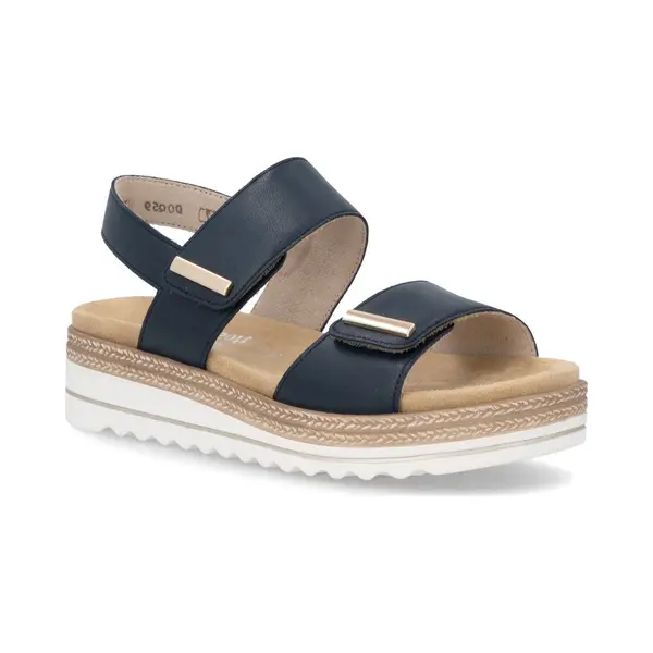 Remonte Sandales Compensées D0Q59 Pour Femme - Bleu - 38 Eu thumbnail