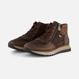 Rieker Veterschoenen Hoog Veterschoenen Hoog - Donkerbruin - Maat 37
