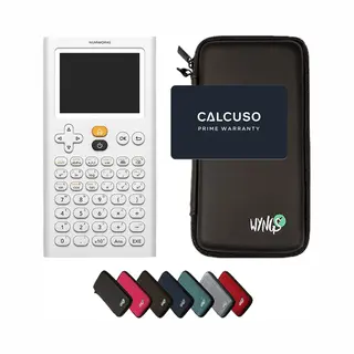 Calcuso NumWorks Inkl. Wyngs Schutztasche Schwarz - Grafikrechner - Basic Set