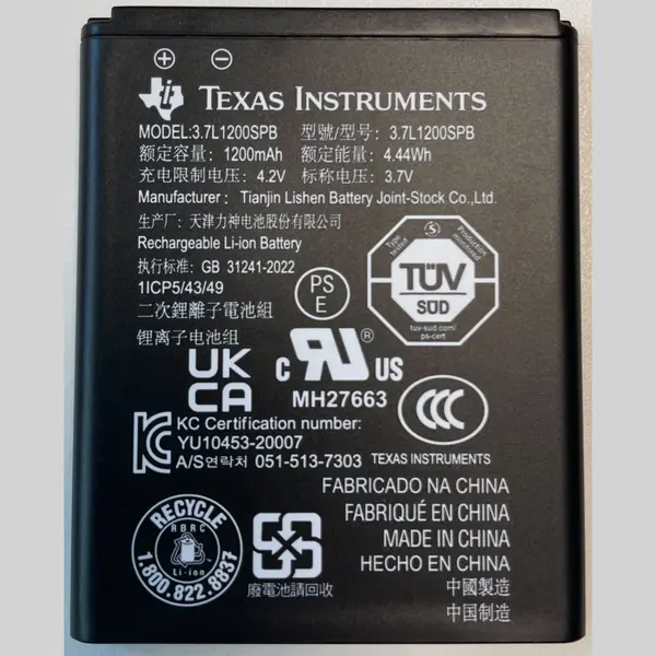 Texas Instruments Batterij Ti-84 Plus Ce-T Python Edition thumbnail