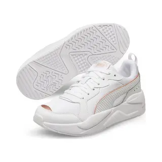 Puma X-Ray Metallic Dames Sneakers - White/Rose Gold - Maat 41