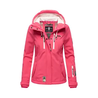 Marikoo Damen Softshelljacke – Kleine Zicke, Warm Mit Kapuze & Fleecefutter