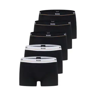 Boss Boxershorts 'Essential' Zwart / Wit