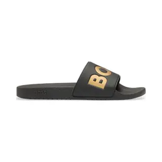 Boss Heren Aryeh_Slid_npvlg Slippers, Zwart., 44 Eu