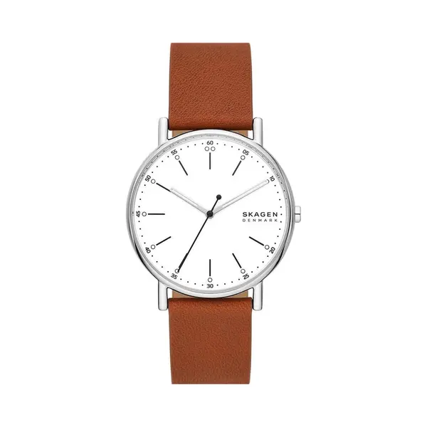 Skagen, Horloge, Handtekening, Bruin, (Analoog Horloge, 40 mm) thumbnail