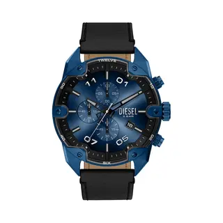 Diesel Spiked Men's 49MM Blue Stainless Steel Watch, DZ4703
