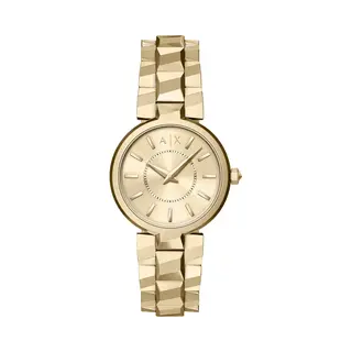 Armani Exchange AX4407 Vrouwen Horloge 34 Mm - Goudkleurig
