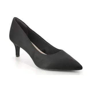 Tamaris Fatsa Black Womens Court Shoes 22413-20-001 In A Plain Textile In Size 40