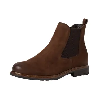 Tamaris Leather Chelsea boot Unisex Chocolate