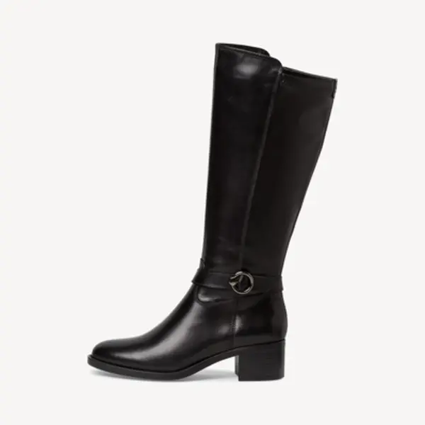 Tamaris Leather Boots Unisex Black thumbnail