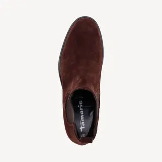 Tamaris Leren Chelsea boot Unisex Bruin