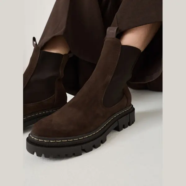 Tamaris Leather Chelsea boot Unisex Brown thumbnail