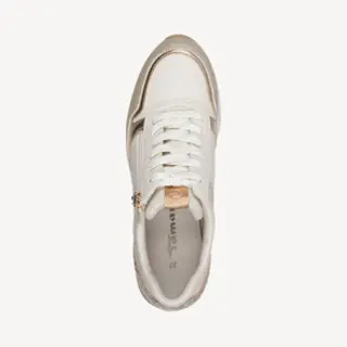 Tamaris Sneakers Laag Donkerblauw / Brons / Wit