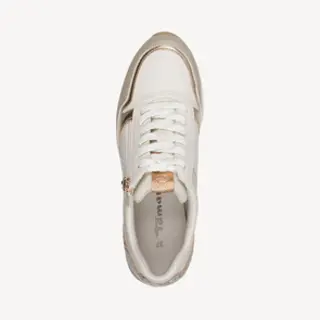 Tamaris Sneakers Laag Ecru / Kaki