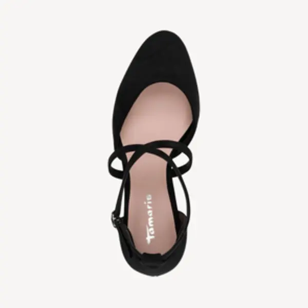 Tamaris Damen Pumps Mit Blockabsatz, Schwarz, 38 Eu thumbnail